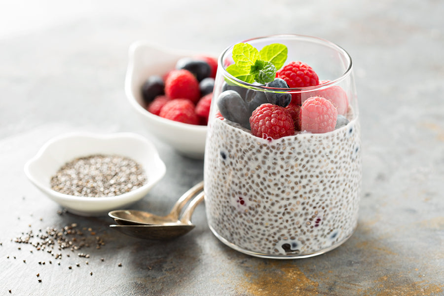 chia seeds pudding