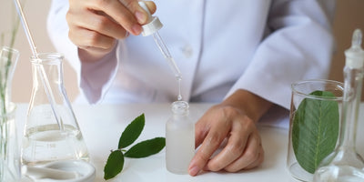 hyaluronic acid serum and dropper 