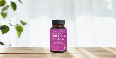 Your New Self-Care Superstar: Organic Hair + Skin & Nails* Vitamins
