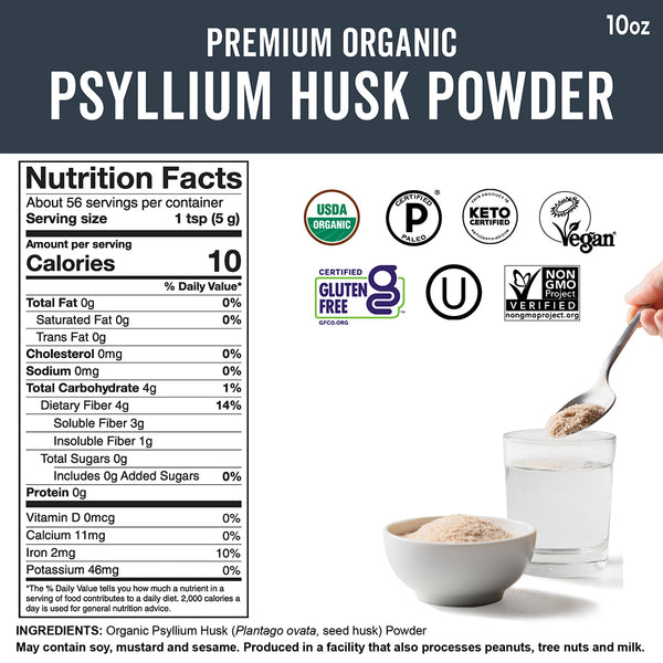 Organic Psyllium Husk Powder
