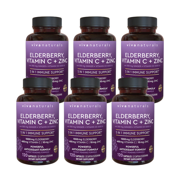 Elderberry, Vitamin C + Zinc