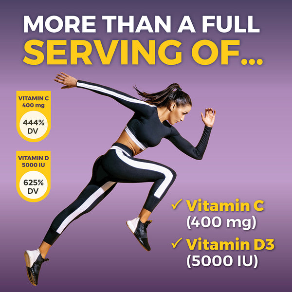 Elderberry, Vitamin C + Zinc