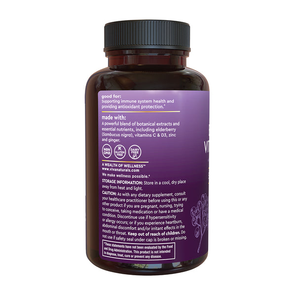 Elderberry, Vitamin C + Zinc